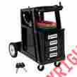 006-bc-61018 Onebigoutlet Universal Welding Cart Mig Flux 4 Drawer Sliding Cabinet Welder Hd 846183111788
