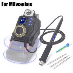 06978139053683 982d-vi3 Wep 982-vi3 Cordless Digital Soldering Iron Station For Milwaukee 18v Battery