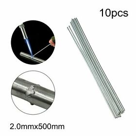 Sf4603 10pcs Aluminum Solution Welding Flux-cored Rods Wire Brazing Rod 2mm 500mm