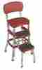 11-120-red1 Cosco Step Stool Chair Red Kitchen Retro Counter High Stepladder Utility Seat Folding 044681115141 11-120-red1 Cosco Step Stool Chair Red Kitchen Retro Counter High Stepladder Utility Seat Folding 044681115141