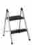 11024pbl1e Cosco Foldable Stair Step Stool 2 Steps Lightweight Portable Steel Kitchen Bedroom 044681310386