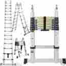 En131 16.5ft Detroit Bathware Llc Aluminum Telescoping Telescopic Extension Ladder Tall Multi Purpose 4781544303333