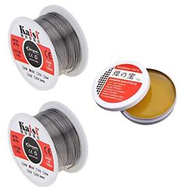 2 Pack Solder Wire Tin Lead Rosin Core 60-40 Fine Soldering Reel