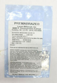 2002782 2000-pk Premabraze Alloy Vtg Grs 61.5ag 24cu 14.5
