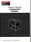 Eb3000c 2001 Honda Generator Manual Owners 560 Power Printed