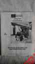 32765 Radial Arm Manual Vintage Craftsman Pin Attachment Router 1983