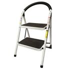 330-pound L-ladder Lavohome Step Ladder Folding Upper Reach Reinforced Metal Capacity