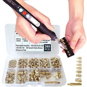 Zw-iron02 3dzwman 720118893836 60w Digital Soldering Iron With Heat Set Insert Tool Tips And 380 Pcs Kit Thr