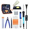 4317998213 Esolom Soldering Iron Kit Adjustable Temperature With Switch Tips Aid