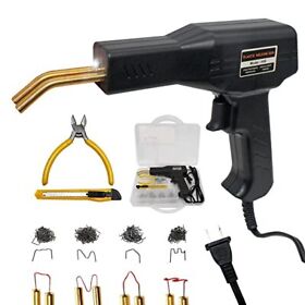 50w Hot Stapler Plastic Welding Machine Car Bumper Repair Kit Plier Flat Outs