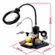 55-016 Stanz Helping Third Hand With Led Magnifying Lamp Electronic Components Repair