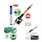 606321021740 Soldering Iron Kit Electronics Adjustable Temperature Welding Tool 606321021740 Soldering Iron Kit Electronics Adjustable Temperature Welding Tool