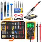 696177812548 Soldering Iron Kit Electronics Adjustable Temperature With