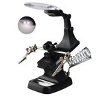 699930349015 Unbranded Led Helping Hands Magnifier Soldering Station Magnifying
