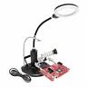 2.5x-4x 741311020980 Reliancer Helping Hands Magnifier Work Station With Led