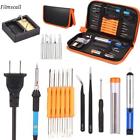 747529034139 Unbranded Adjustable Temperature Electric Soldering Iron Tool Kit