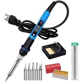 80w Soldering Iron Kit Fast Heat Up Auto-sleep Lcd Digital Temperature