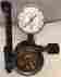 8410029 Airco Helium Flow Metering Regulator 8470 Meter Air Reduction Gauge 8410029 Airco Helium Flow Metering Regulator 8470 Meter Air Reduction Gauge