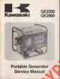 99924-2039-01 Service Ge2900 1994 Generator Ge2200 Kawasaki Manual