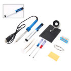 9pcs Unbranded Electric Soldering Iron Kit Solder Gun Tool Set Desoldering