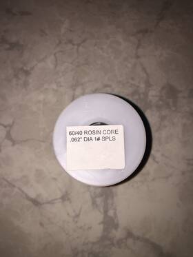 A Plus Parts House 751766162531 Rosin Core Solder 60/40. 0.062 Dia 1lb Spool
