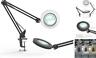 A17b Meiji Led Magnifying Lamp Metal Swing Arm Magnifier Stepless Dimming