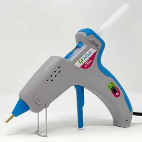 4030 Adtech Pro 75 Full Size Hot Glue Gun Kit - Includes 3 Nozzles And Gray