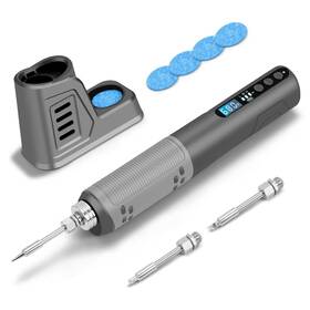 P100 Aigogo Cordless Soldering Iron Kit Portable Pen With Digital Display Aut