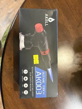 Akbll Ak003 Butane Torch Head Anti-scald With Adjustable Flame