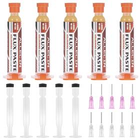 Allecin Aec-808-5pcs Solder Flux 808 10cc 10ml Need To Clean Tin Soldering Fluxes Paste Liquid Syr
