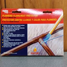 56850 Alpha Fry Flame/heat Protector 6 Inch X 8 0.5 Silver