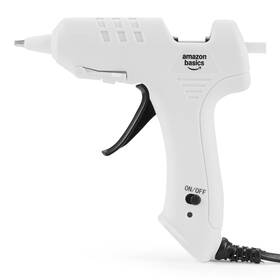 Nkk-006wn Amazon Basics Hot Glue Gun Kit With 30 Sticks High Temp Na Plug White