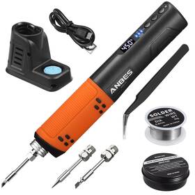 Anbes 975575937607 Cordless Soldering Iron Kit - 5v 8w Usb Rechargeable Solder Pen With Dig