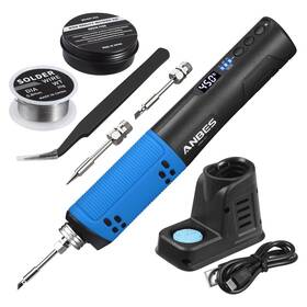 Dsk-01b Anbes Cordless Soldering Iron Kit - 5v 8w Usb Rechargeable Solder Pen