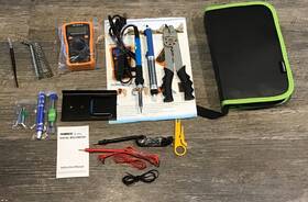 Uk-830ln Anbes Soldering Iron Kit 60w Adjustable Welding Tool With Digital Meter
