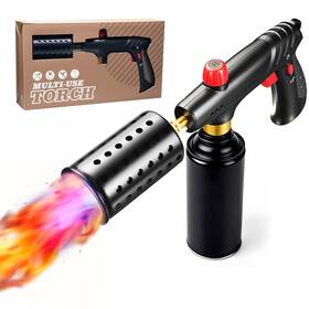Annatuoli 779603568803 Propane Torch Cooking Blow Gun With Safety Lock Charcoal Lighter Fla