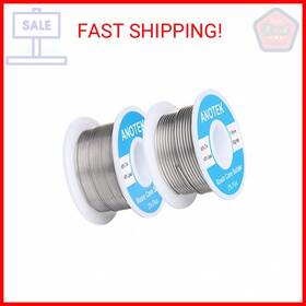 Anotek 606794959595 60/40 Rosin Core Solder Wire 0.6mm And 1.5mm Tin Lead For Sta