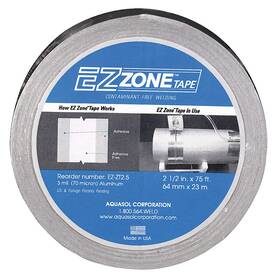 18c571 Aquasol 852645001306 Ez-zt 2.5 Aluminum Tape In W 75 Ft L Silver 18c571 Aquasol 852645001306 Ez-zt 2.5 Aluminum Tape In W 75 Ft L Silver