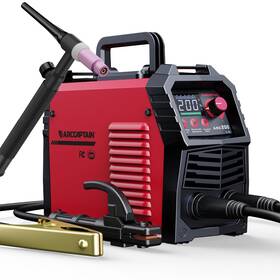 Arc200-tig Arccaptain 200a Stick/lift Tig Welder With Torch Large Led Display 110v/220v