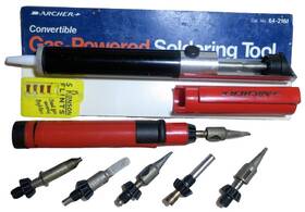 64-2161 Archer Gas-powered Soldering Iron Tool Set Torch Convertible Portable