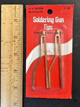8250-d550 Archer 64-234 Nos Sealed Two Soldering Gun Tips Fit Weller