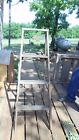 Art " Home Deco 4 Foldout 3 Shelf Vintage Yard Wooden - Steps Ladder Art " Home Deco 4 Foldout 3 Shelf Vintage Yard Wooden - Steps Ladder