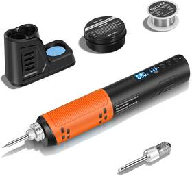 Aucanla 711181227741 Cordless Soldering Iron Kit Portable Pen With Digital Led Screen