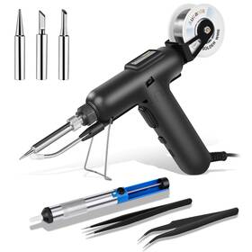 Aucanla 795847021829 Soldering Iron Kit 80w 110v Automatic Gun With Ceramic Heater 8-i Aucanla 795847021829 Soldering Iron Kit 80w 110v Automatic Gun With Ceramic Heater 8-i
