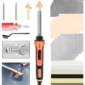 Uno2728349021592az Aumotop Plastic Welder - 100w Welding Kit Soldering Iron Gun With 56pcs Rods