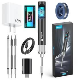 Sj1-245i Awgem 245k 245is Soldering Iron Kit 100w Portable 2s Fast Heating 390 F