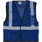 B121-4x-5x Ml Kishigo Mens Enhanced Visibility Economy Mesh Royal 801094950338