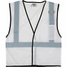 B124-s-m Ml Kishigo Mens Enhanced Visibility Economy Mesh White 801094950536