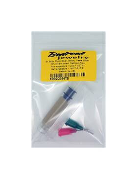 Bedrock Jewelry 758339122138 Silver Solder Paste Extra Easy With A Flux Ss 60 3 Dwt Syringe Lead-free