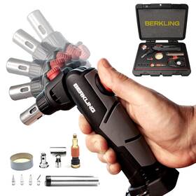 Bsg-2000 Berkling 860007636554 Cordless Butane Soldering Torch Kit 5-way Adjustable Head Multi-fu Bsg-2000 Berkling 860007636554 Cordless Butane Soldering Torch Kit 5-way Adjustable Head Multi-fu